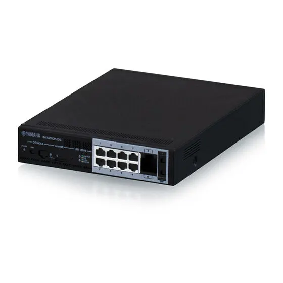 ヤマハ ネットワーク機器ミニチュアコレクション インテリジェントL2 PoEスイッチ SWX2310P-10G
