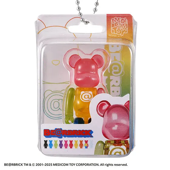 BE@RBRICK Package Ch@rm Collection Vol.2 CLEAR MULTICOLOR