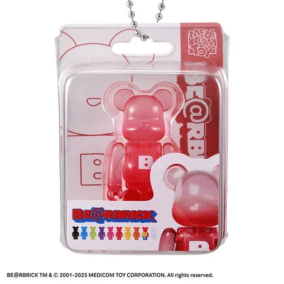 BE@RBRICK Package Ch@rm Collection Vol.2 CLEAR RED