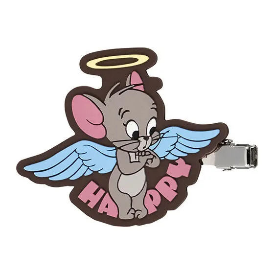 TOM and JERRY カプセルヘアクリップ3 ジェリー(天使)