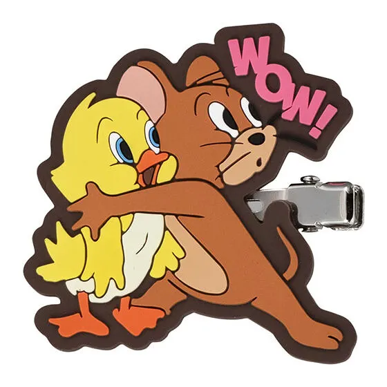 TOM and JERRY カプセルヘアクリップ3 クアッカー&ジェリー