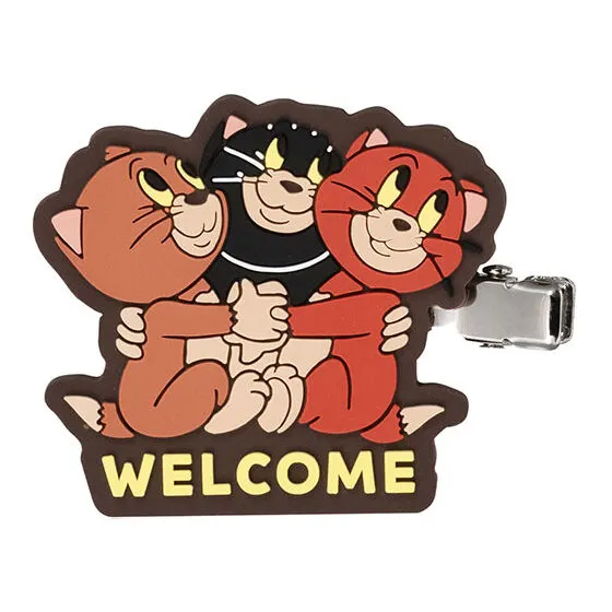 TOM and JERRY カプセルヘアクリップ3 フラフ・マフ・パフ