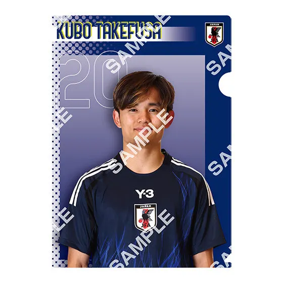 クリアファイルコレクション サッカー日本代表ver. 久保建英選手