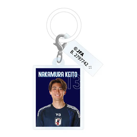 ふらっとめじるしアクセサリー サッカー日本代表ver. 中村敬斗選手