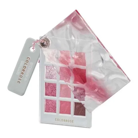 COLORROSE ミニチュアコレクション2 水面アイシャドウパレット&ハイライト 桜貝ピンク