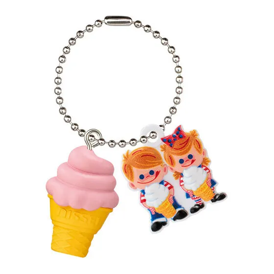 ニックン&セイチャン アソートコレクション B賞ソフトクリームチャーム ストロベリー