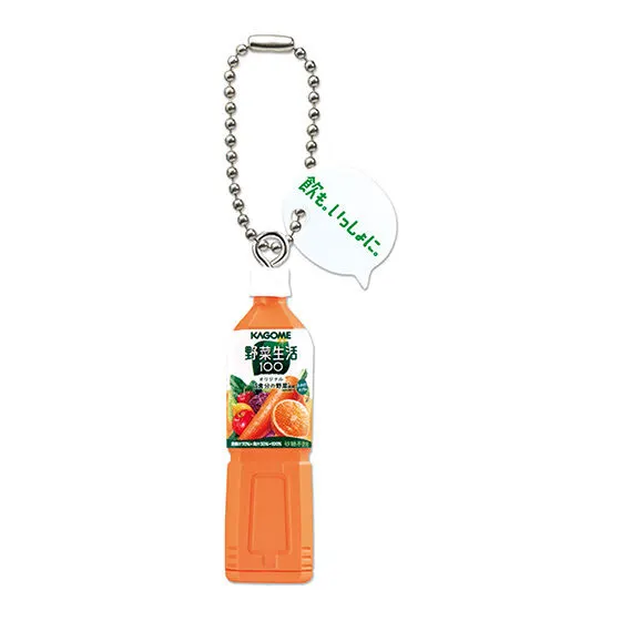 カゴメ野菜生活100 ミニチュアチャーム 野菜生活100オリジナルペットボトル