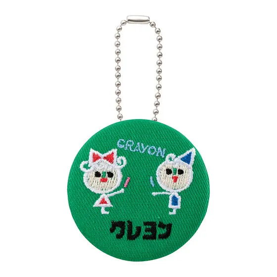 文房具刺繍チャーム クレヨン