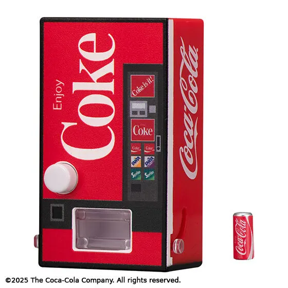 コカ・コーラ ミニチュア自動販売機 Ⓓ