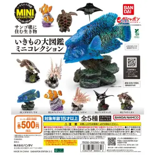 いきもの大図鑑ミニコレクション サンゴ礁に住む生き物の画像