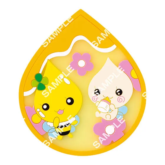 ぷるるんっ!しずくちゃん クリアラバーコースター ハニーちゃん&みるみるちゃん