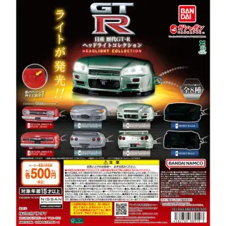 日産 歴代GT-Rヘッドライトコレクションの画像