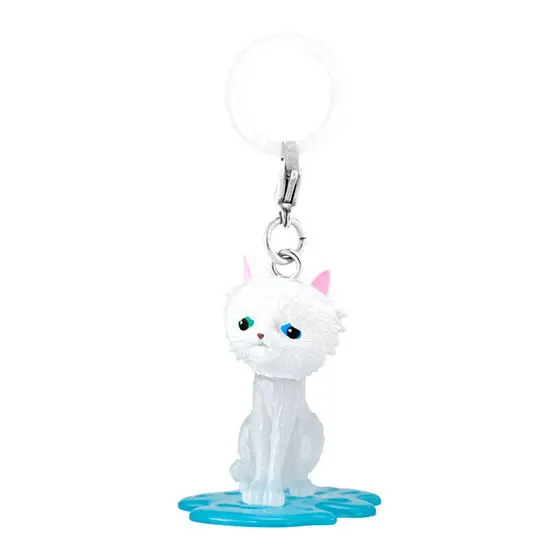 しょんぼり猫 めじるしアクセサリー ～救出物語～ 猫（長毛 C）
