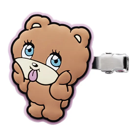 foxy illustrations カプセルヘアクリップ Bear