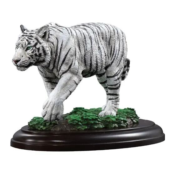 いきもの大図鑑ディスプレイモデルコレクション 野生のネコ科動物 ホワイトタイガー