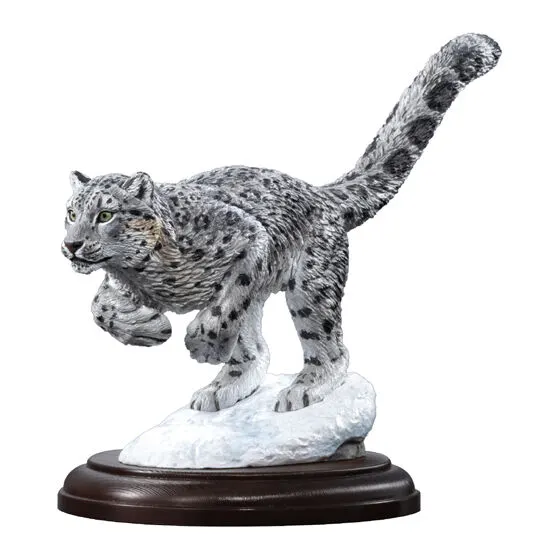 いきもの大図鑑ディスプレイモデルコレクション 野生のネコ科動物 ユキヒョウ