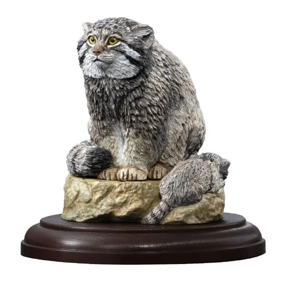 いきもの大図鑑ディスプレイモデルコレクション 野生のネコ科動物 マヌルネコ