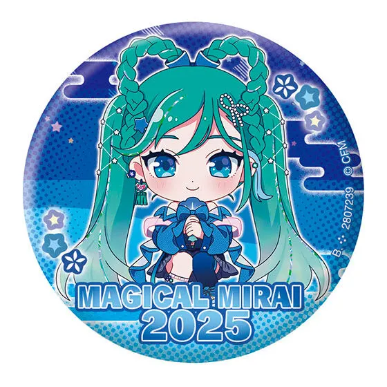 初音ミク 初音ミクあそーと~マジカルミライ 2025~ C賞缶バッジ 初音ミク(マジカルミライ 2025 ver.)(B)
