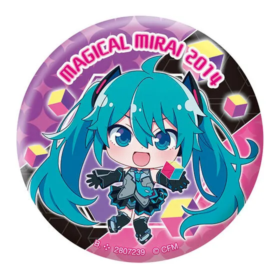 初音ミク 初音ミクあそーと~マジカルミライ 2025~ C賞缶バッジ 初音ミク(マジカルミライ 2014 ver.)(B)
