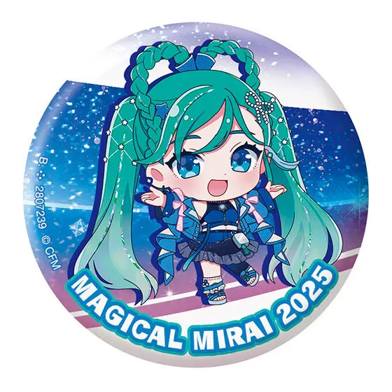 初音ミク 初音ミクあそーと~マジカルミライ 2025~ C賞缶バッジ 初音ミク(マジカルミライ 2025 ver.)(A)