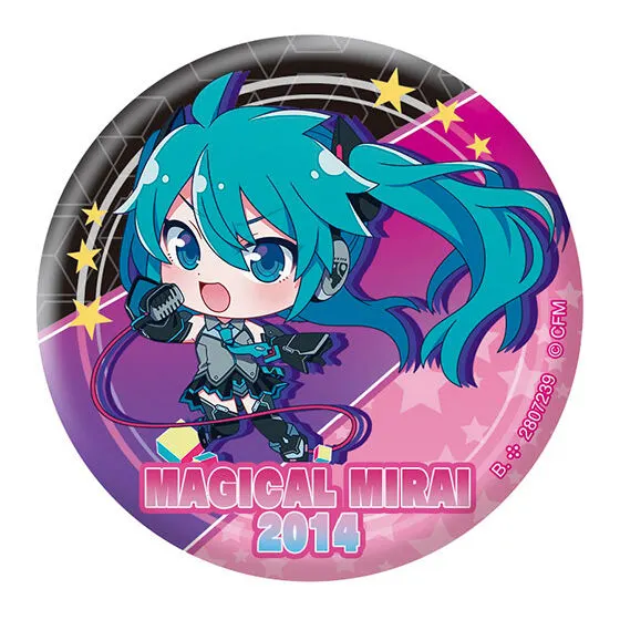 初音ミク 初音ミクあそーと~マジカルミライ 2025~ C賞缶バッジ 初音ミク(マジカルミライ 2014 ver.)(A)