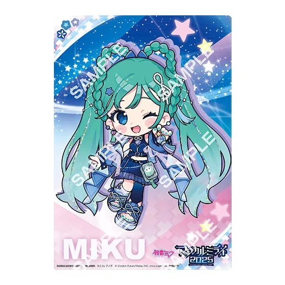 初音ミク クリアビジュアルポスター~マジカルミライ 2025~ 【デザインC】Art by クノオ
