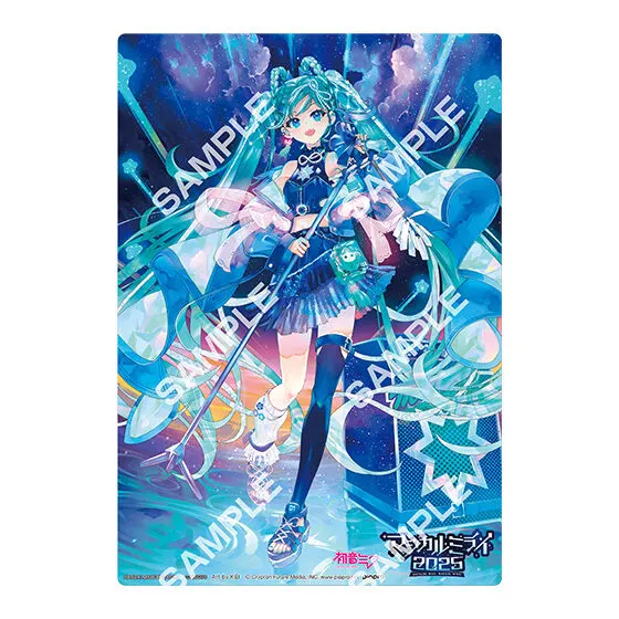 初音ミク クリアビジュアルポスター~マジカルミライ 2025~ 【デザインE】Art by KEI
