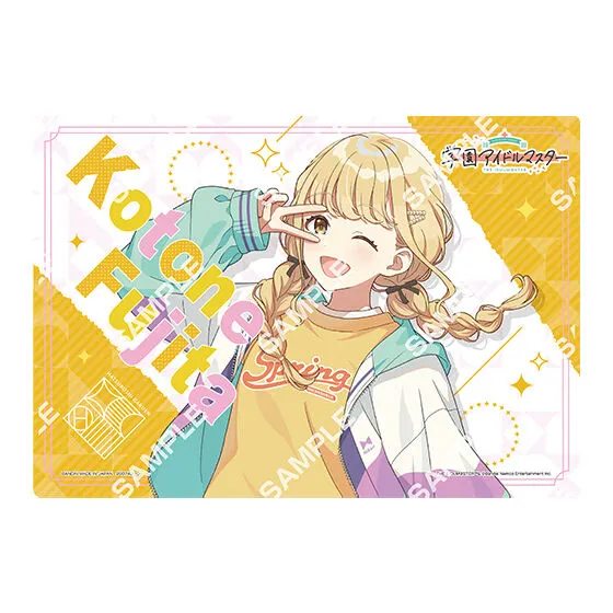 バンダイナムコアミューズメント限定 【ジャンボカードダス/フラットガシャポン】学園アイドルマスター ~HOP! STEP! JUMP! SPRING!キャンペーンin ナムコ~ クリアビジュアルポスター デザインI