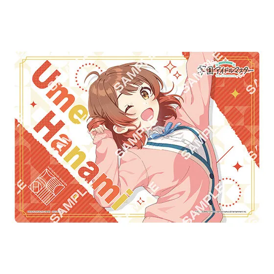 バンダイナムコアミューズメント限定 【ジャンボカードダス/フラットガシャポン】学園アイドルマスター ~HOP! STEP! JUMP! SPRING!キャンペーンin ナムコ~ クリアビジュアルポスター デザインK