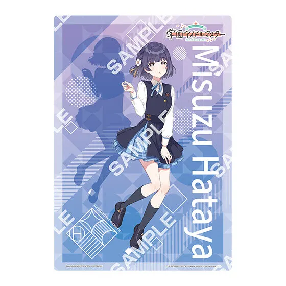 バンダイナムコアミューズメント限定 【ジャンボカードダス/フラットガシャポン】学園アイドルマスター ~HOP! STEP! JUMP! SPRING!キャンペーンin ナムコ~ クリアビジュアルポスター デザインF