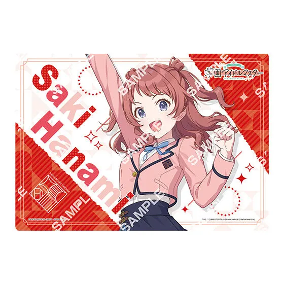 バンダイナムコアミューズメント限定 【ジャンボカードダス/フラットガシャポン】学園アイドルマスター ~HOP! STEP! JUMP! SPRING!キャンペーンin ナムコ~ クリアビジュアルポスター デザインG