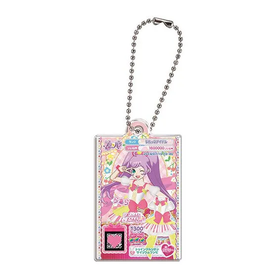 アイカツ!×プリパラ だれでもアクリルチャーム1 トゥインクルリボンサイリウムワンピ