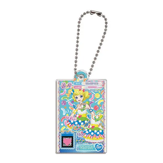 アイカツ!×プリパラ だれでもアクリルチャーム1 キャンディアラモードサイリウムワンピ