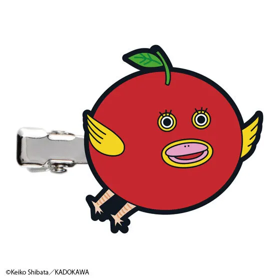 パンどろぼう カプセルヘアクリップ りんごかめん