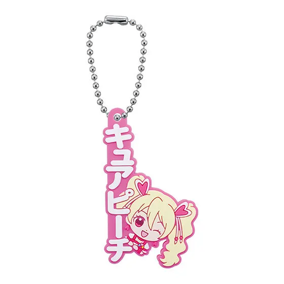プリキュアオールスターズ カプセルラバーマスコット Name Collection! キュアピーチ