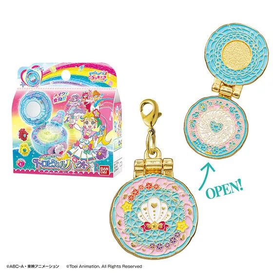 プリキュアオールスターズ 変身ダイキャストチャーム&パッケージ4 トロピカルパクト(カニカンver.)