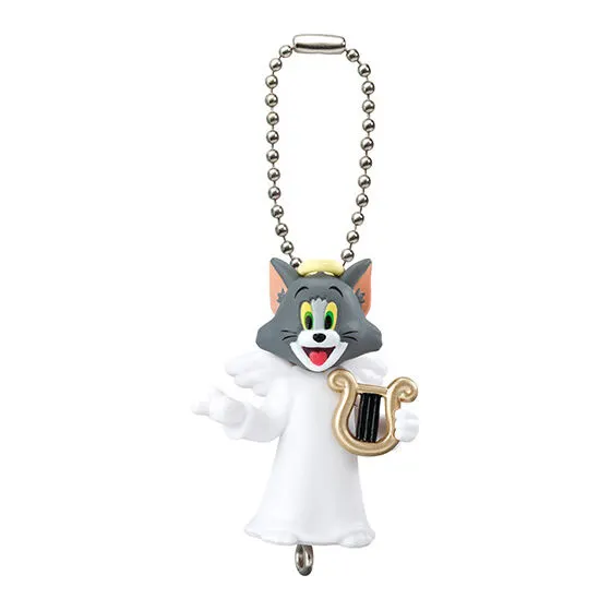 TOM and JERRY つまんでつなげてますこっと2~天使と悪魔~ トム(天使)(ボールチェーンver.)