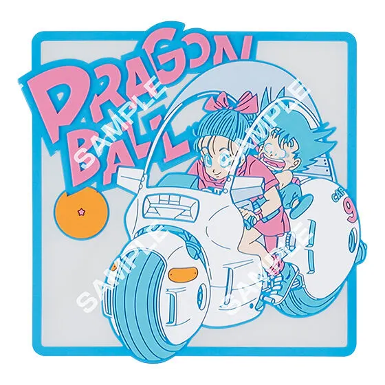 ドラゴンボール クリアラバーコースター 孫悟空＆ブルマ