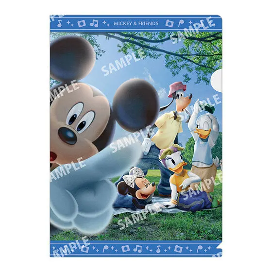 Disney MICKEY & FRIENDS WITH YOU miniクリアファイルコレクション A