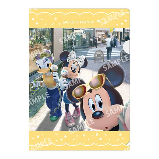 Disney MICKEY & FRIENDS WITH YOU miniクリアファイルコレクション C