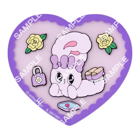 EstherBunny(エスターバニー) クリアラバーコースター ラベンダーバニーB
