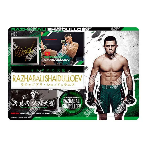 RIZIN ジャンボシールダス ラジャブアリ・シェイドゥラエフ