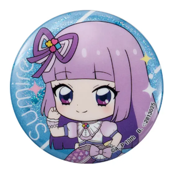 アイカツ!×プリパラ あそーと 缶バッジ(氷上スミレ)