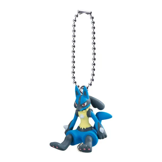 ポケットモンスター つまんでつなげてマスコット14 ルカリオ ボールチェーンver.