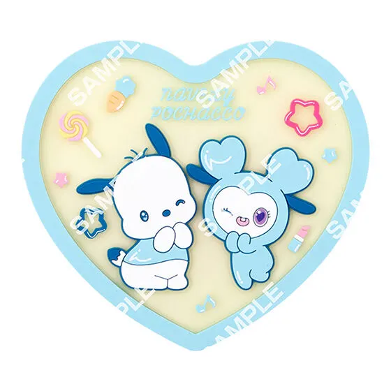 TWICE LOVELYS × SANRIO CHARACTERS クリアラバーコースター NAVELY×POCHACCO