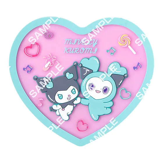 TWICE LOVELYS × SANRIO CHARACTERS クリアラバーコースター MIVELY×KUROMI