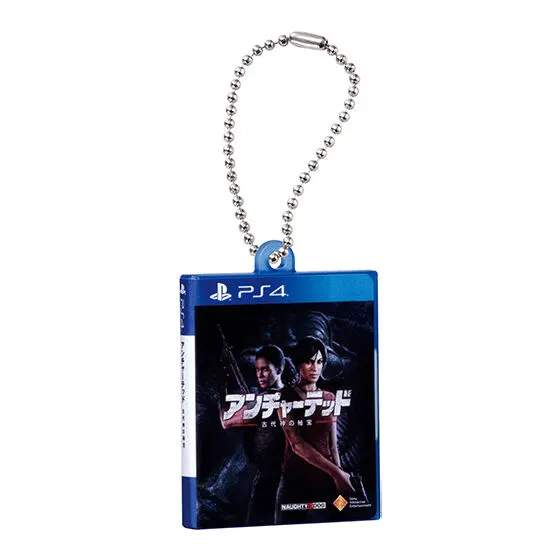 ゲームパッケージミニチュアチャーム2(PlayStation) アンチャーテッド (古代神の秘宝)