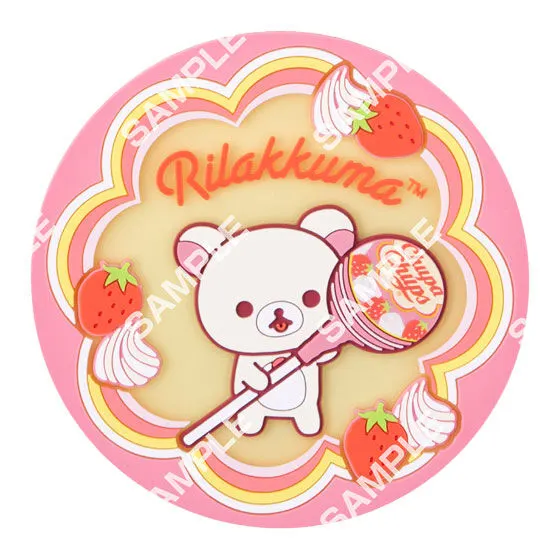 リラックマ×チュッパチャプス クリアラバーコースター コリラックマ