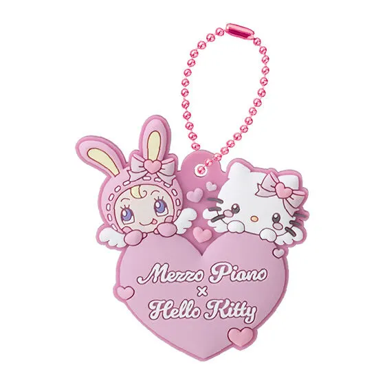 メゾピアノ×ハローキティ カプセルラバーマスコット ベリエちゃん×ハローキティ(エンジェル ver.B)