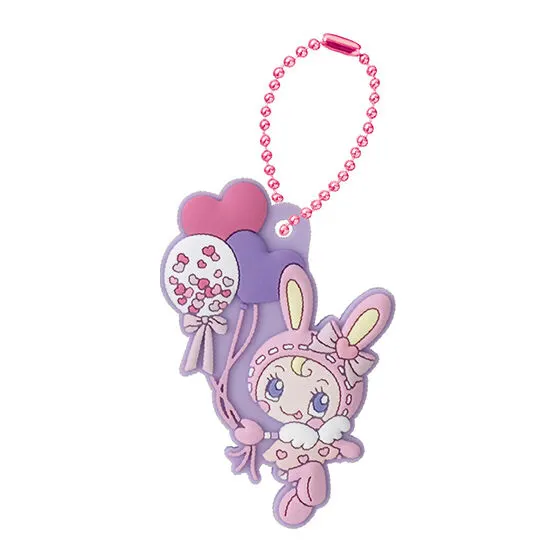メゾピアノ×ハローキティ カプセルラバーマスコット ベリエちゃん(エンジェル ver.)